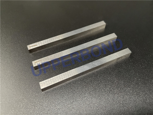 কেনা দীর্ঘ উচ্চ গতির ইস্পাত ব্লেড 4 * 4 * 63mm মেকার জন্য কাস্টমাইজযোগ্য সিগারেট মেশিন ছুরি অনলাইনে উৎপাদন