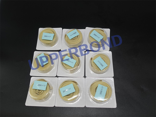 কেনা KDF2 ZL21 ZL23 সিগারেট ফিল্টার রড মেশিনের জন্য 2715x12.5 গার্নিচার কেভলার ফাইবার টেপ অনলাইনে উৎপাদন