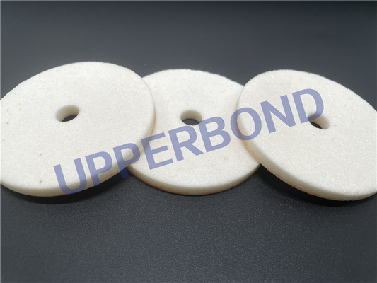 রস্টপ্রুফ কাস্টমাইজড 7X10X6mm হোয়াইট গ্রাইন্ডিং হুইল তামাক যন্ত্রপাতি খুচরা যন্ত্রাংশ