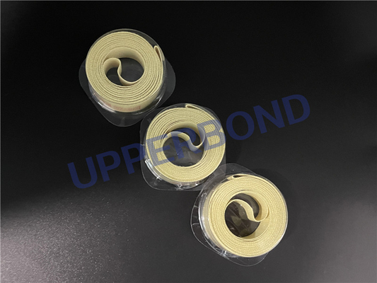 পূর্ণ লেপ হলুদ Aramid টেপ তাপ প্রতিরোধের Conveying তামাক তৈরীর মেশিন