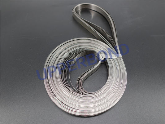 0.2*12.6*3290mm সিগারেট মেশিন MK8 জন্য টেকসই ইস্পাত স্তন্যপান টেপ