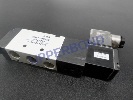 সিগারেট মেশিনের জন্য পার্ট নম্বর SR551-RN28DW 24V সোলেনয়েড ভালভ খুচরা যন্ত্রাংশ