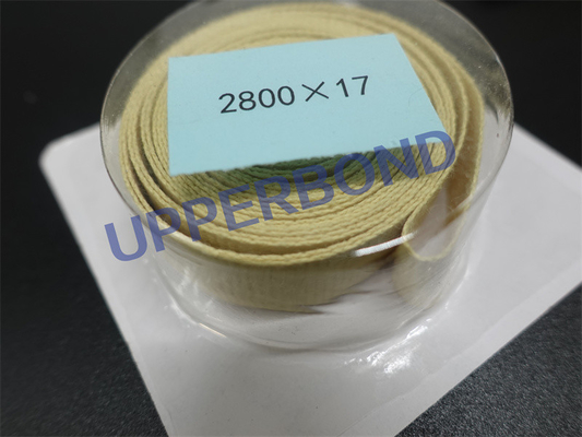 MK8 MK9 সিগারেট মেশিনের জন্য 17*2800 ফর্ম্যাট টেপ কেভলার ফাইবার টেপ